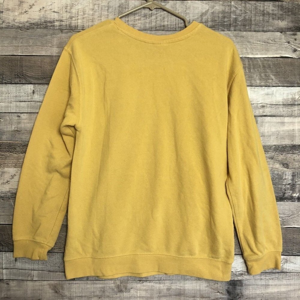 Coca Cola Always Sweatshirt Womens Medium Yellow Gold Cotton Polyester Casual - Picture 2 of 9